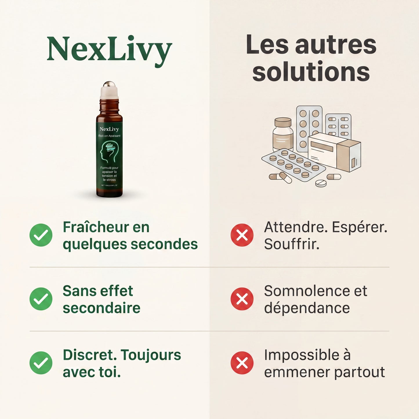 NexLivy — Roll-on Apaisant